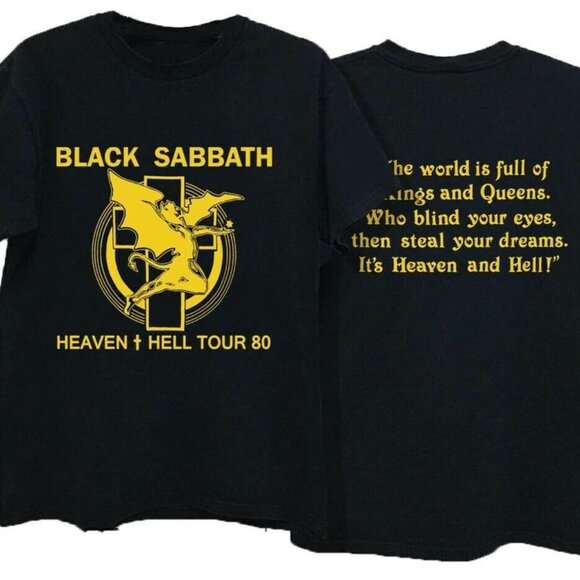 Brooke B Other - 1980 Black Sabbath Heaven And Hell Tour T Shirt 73